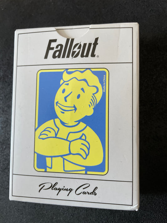 Fallout Vault Boy Playing Cards